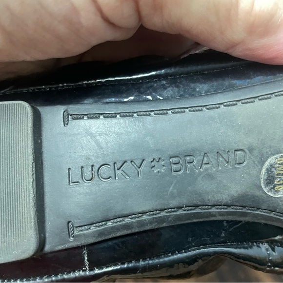 Lucky Brand Size 6 M Patent Leather Ballet Flat - Picture 9 of 12